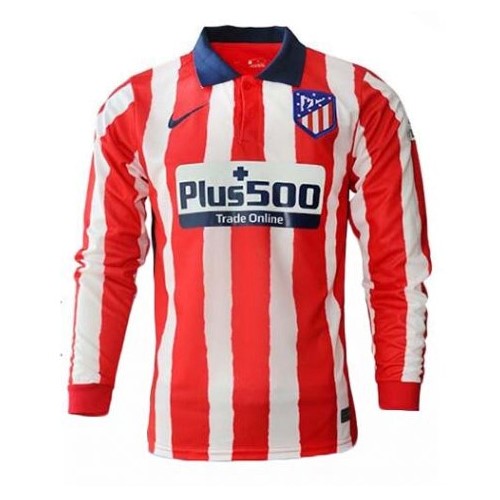 Tailandia Camiseta Atletico Madrid 1ª ML 2020/21 Rojo
